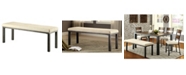 Furniture of America Metriz Upholstered Dining Bench
